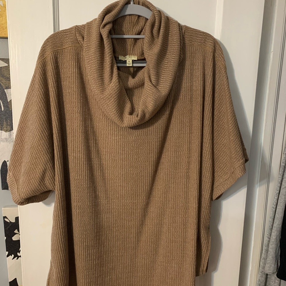 Cowl Neck Poncho